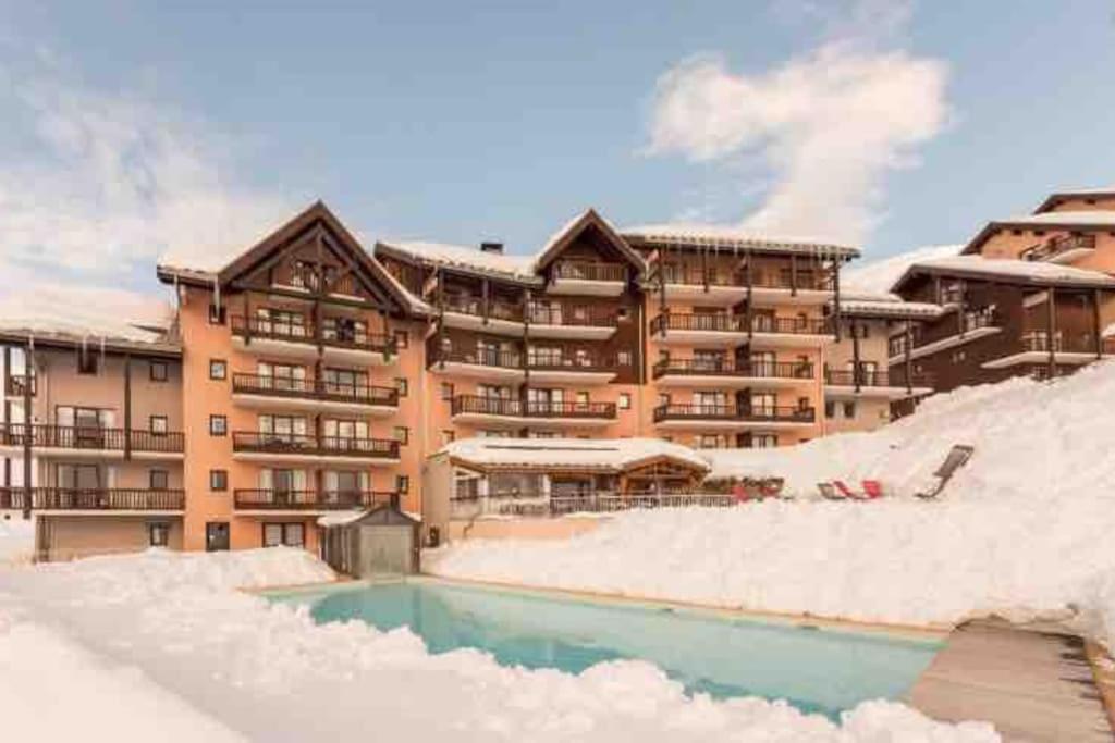 Appartement Pied Des Pistes Valmeinier Eksteriør billede